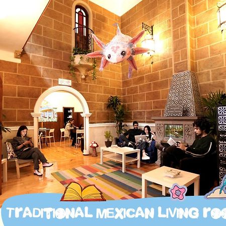 Hostal Fungi Casa Rosa 墨西哥城 外观 照片