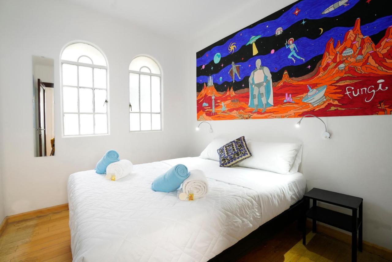 Hostal Fungi Casa Rosa 墨西哥城 外观 照片